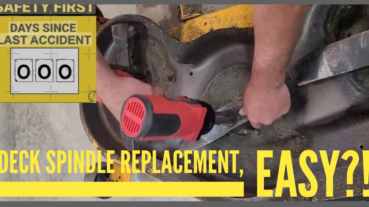 Cub Cadet LT1045 Deck Spindle Replacement, Is It EASY?! #lawnmower #lawn #tractor