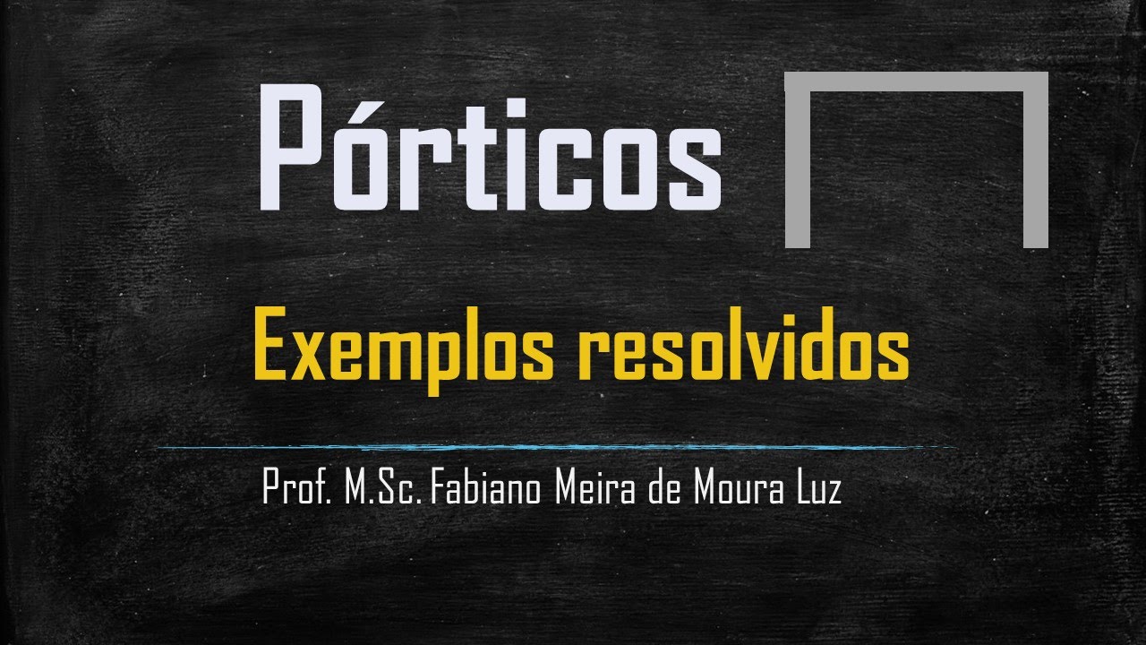 Pórtico - Diagramas de Momento Fletor, Força Cortante e Força Normal