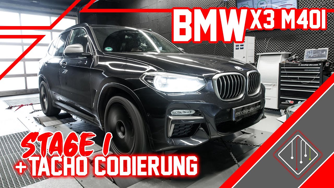 BMW X3 M40i Stage 1 | Chiptuning - Dyno | mcchip-dkr