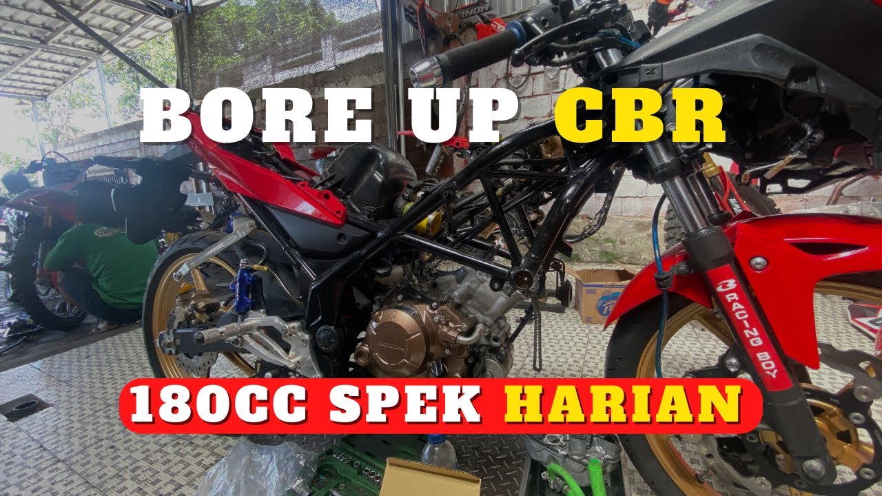 BORE UP CBR 180CC spek harian touring #cbr #honda #brt #reels #shorts