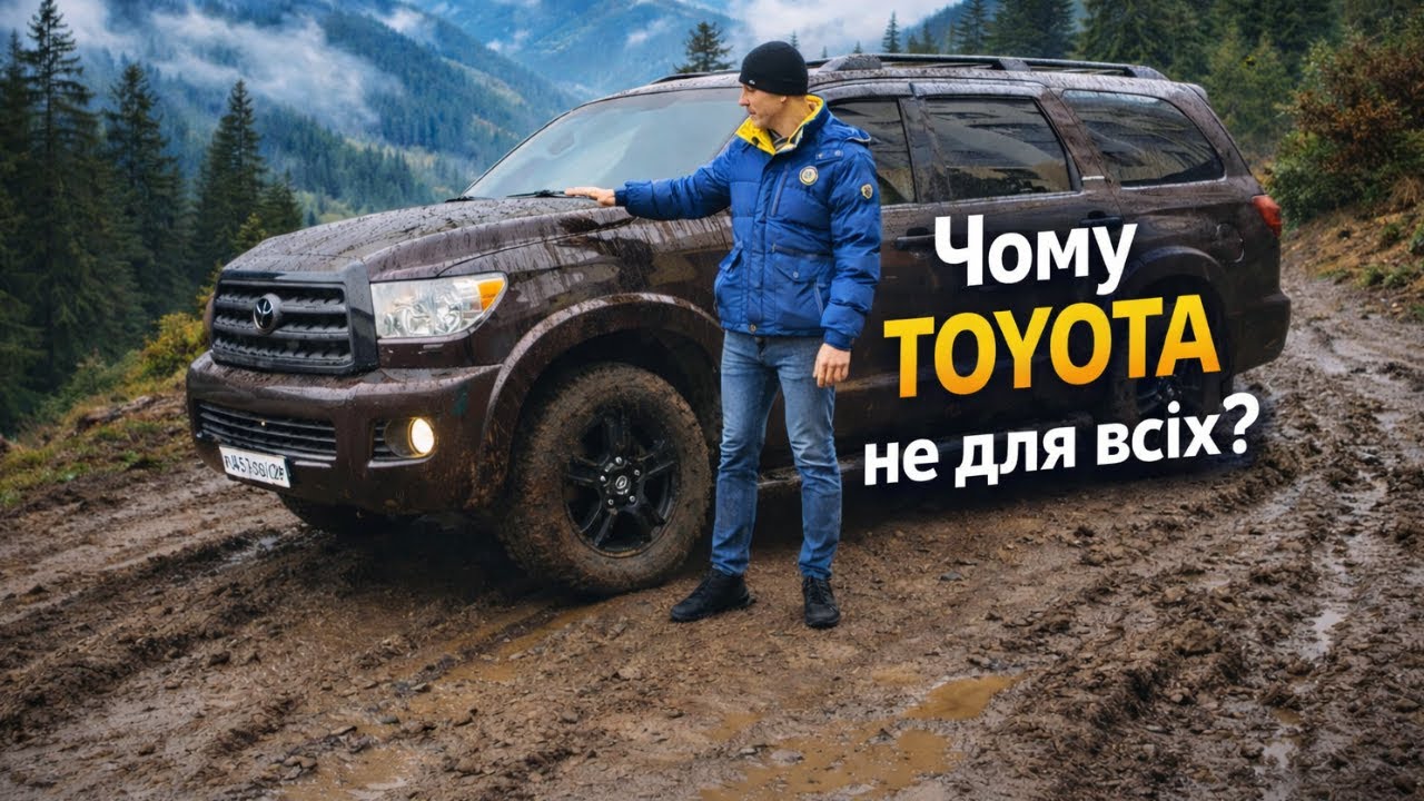 TOYOTA SEQUOIA не для всіх -  чесний огляд великого V8