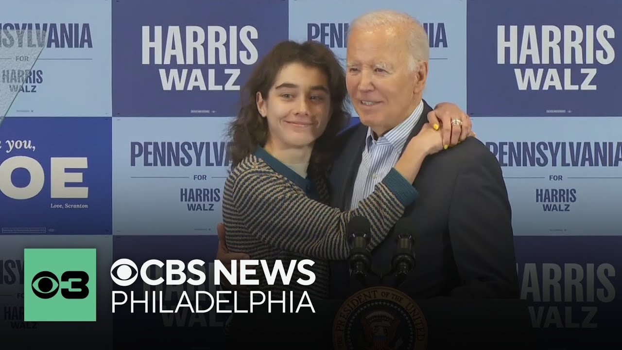President Biden campaigned for Harris in his hometown of Scranton