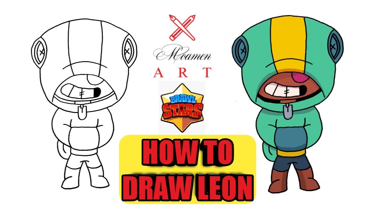 How to Draw Leon | Brawl Stars | Step By Step Tutorial