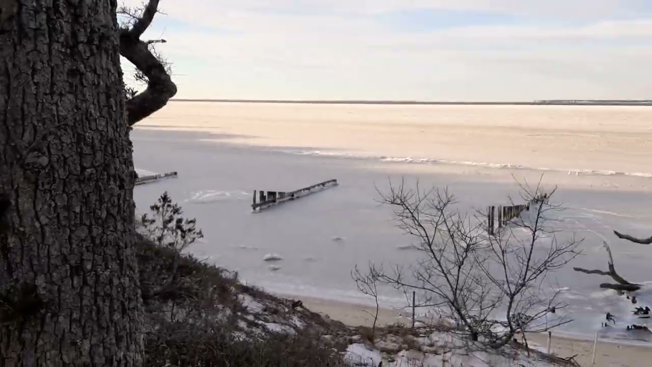 Roanoke Sound Frozen Over 02 01 26