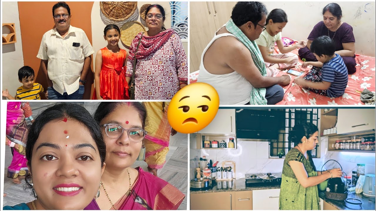 Mayke se jab koi aye..वापस जाने से पहले कुछ एसा हुआ 😒...Indian Mom Busy Day