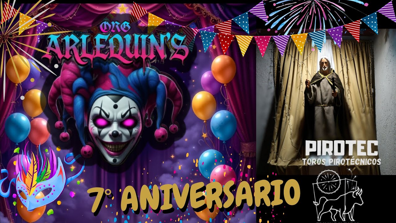 Quema de toros pirotécnicos (Org.ARLEQUIN`S)2026