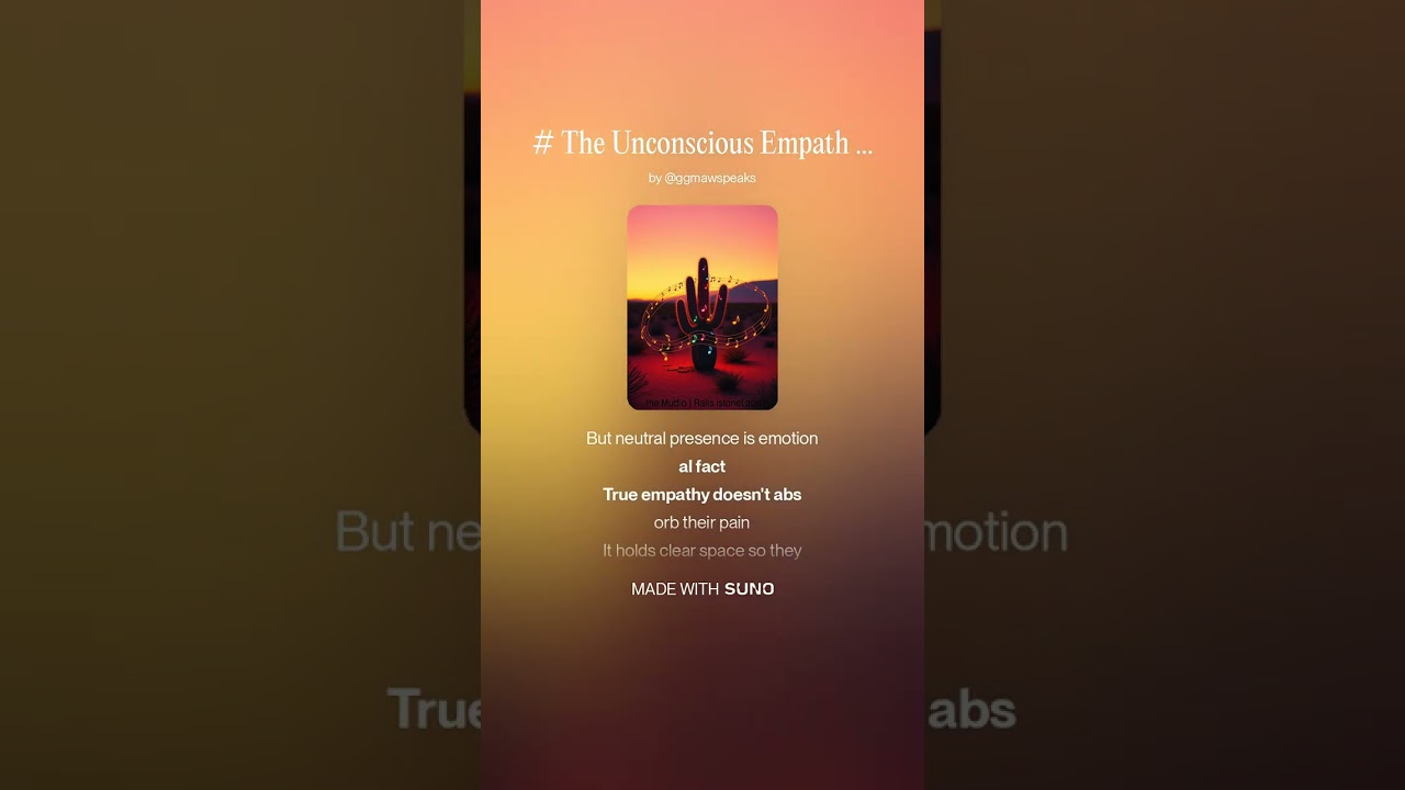 The Unconscious Empath/Walking Billboard #ggmawspeaks #unconsciousmind #empathproblems #recognition