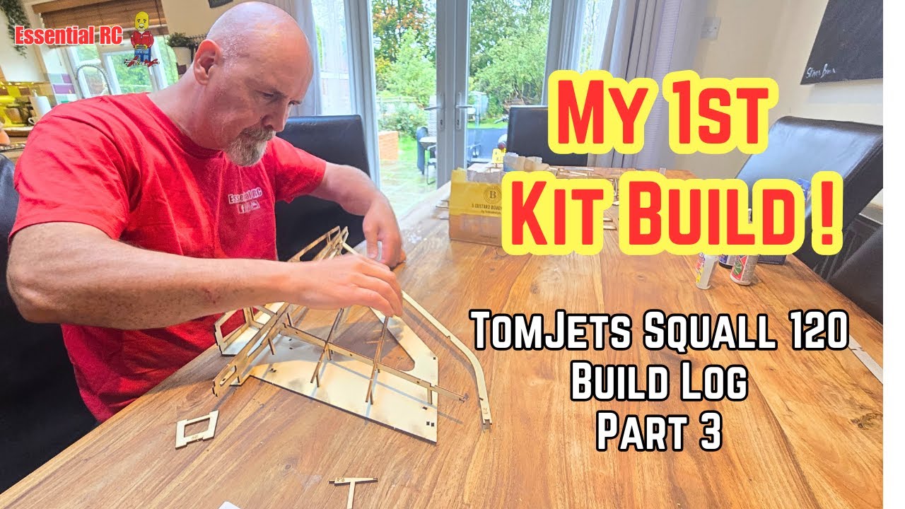 MY FIRST KIT BUILD ! TomJets Squall 120 Turbine Jet | Build Log Part 3
