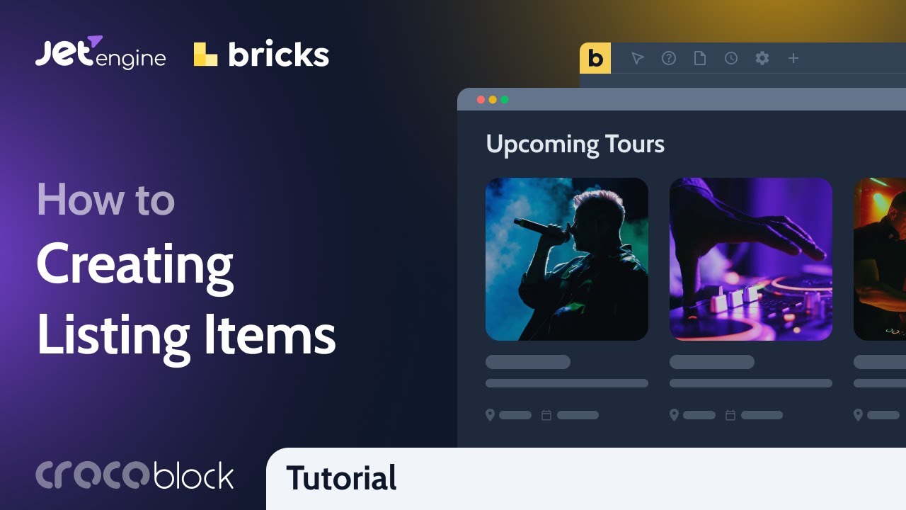 How to Create Listing Item in WordPress with Bricks Builder | JetEngine