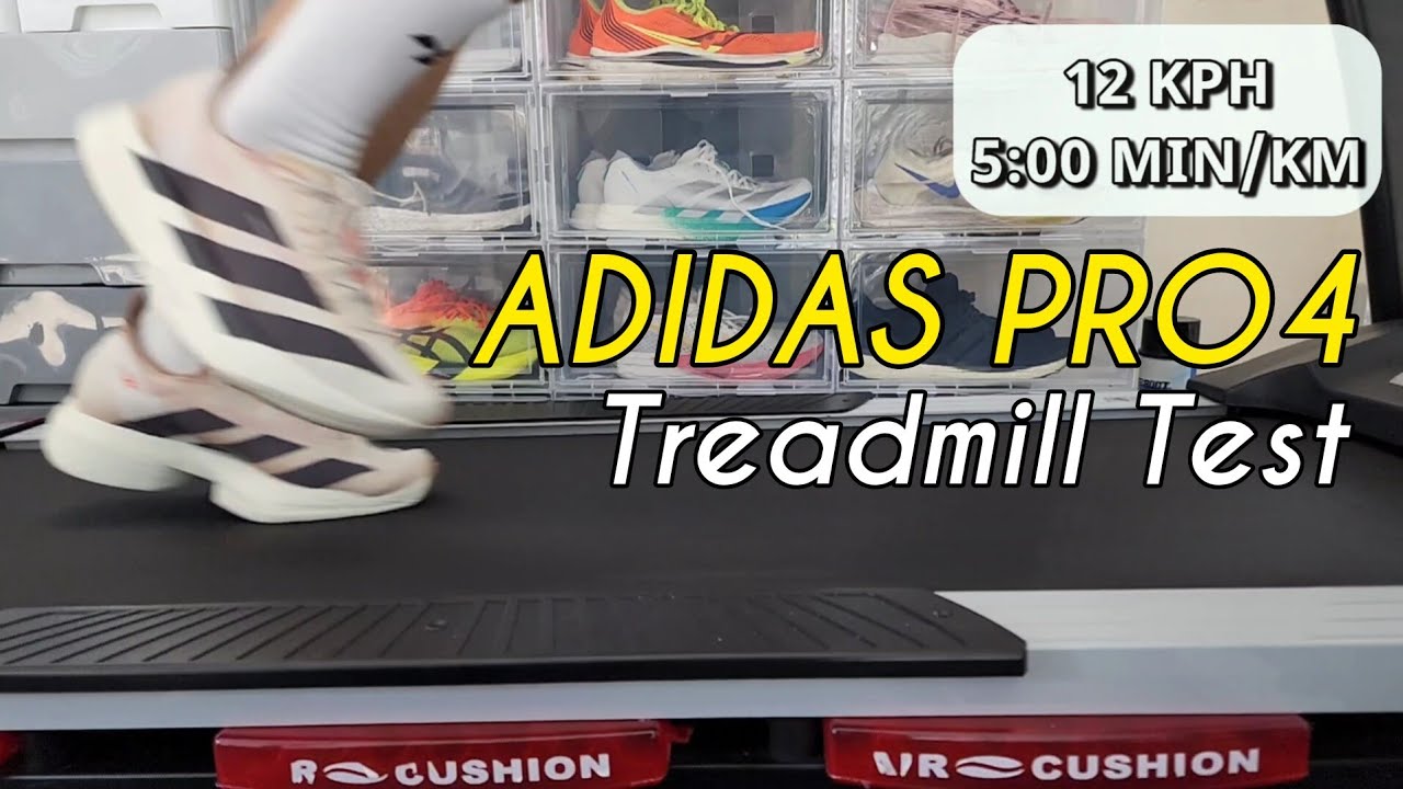 ADIDAS PRO 4 | Treadmill Test | ทดสอบบนลู่วิ่ง Pace 7 - Pace 4