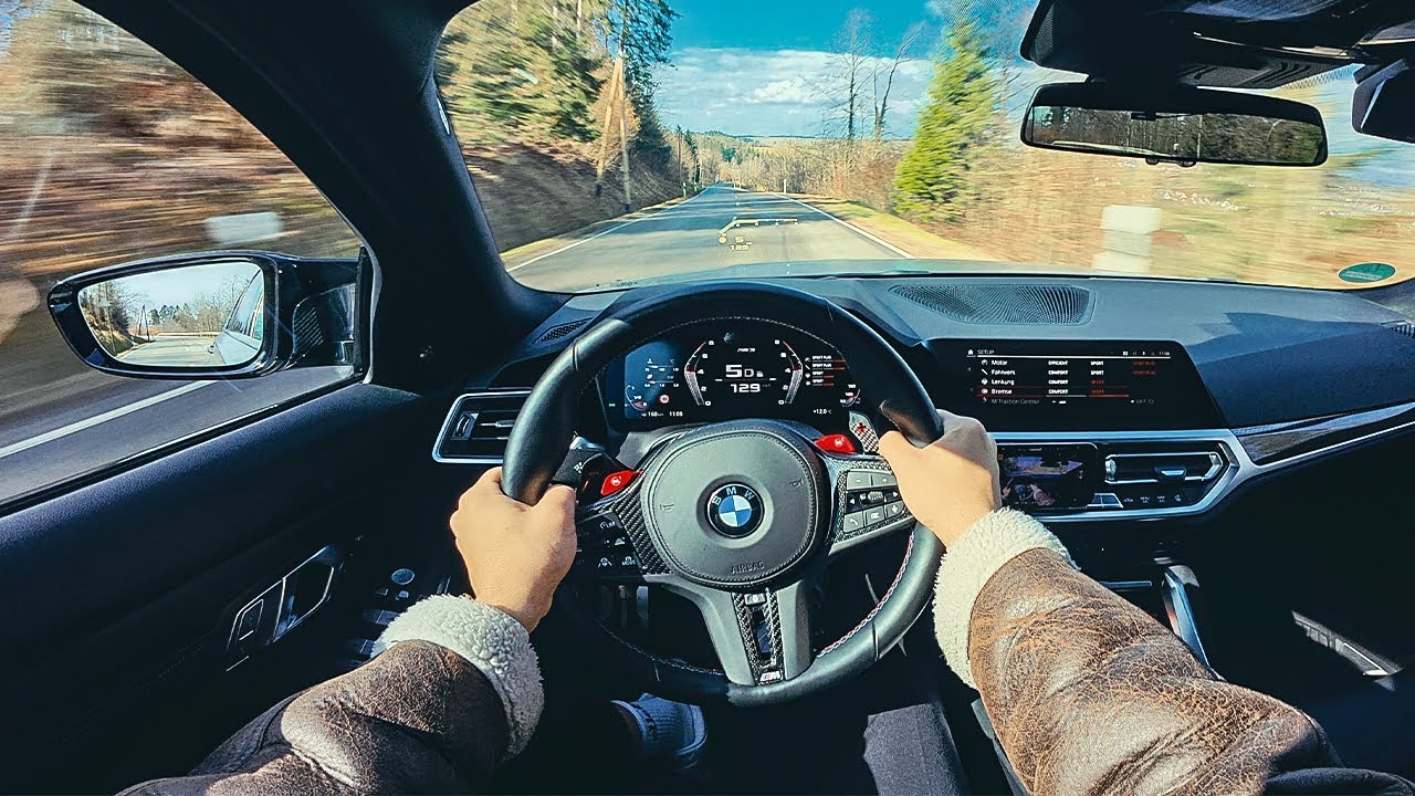 2021 BMW M3 G80 POV Drive | HIGH SPEED | EMPTY ROAD | RAW SOUND