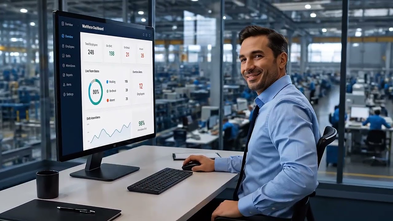Manufacturing & Industry | Workforce Management, Time Tracking & Productivity with Hubnity