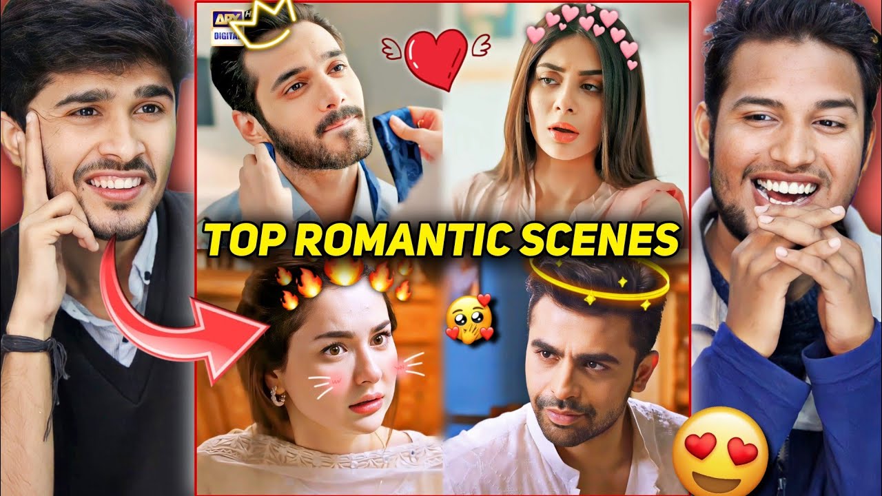 Pakistani Drama Popular Romantic Moments Reaction 😍❤️|  Garam Samosa
