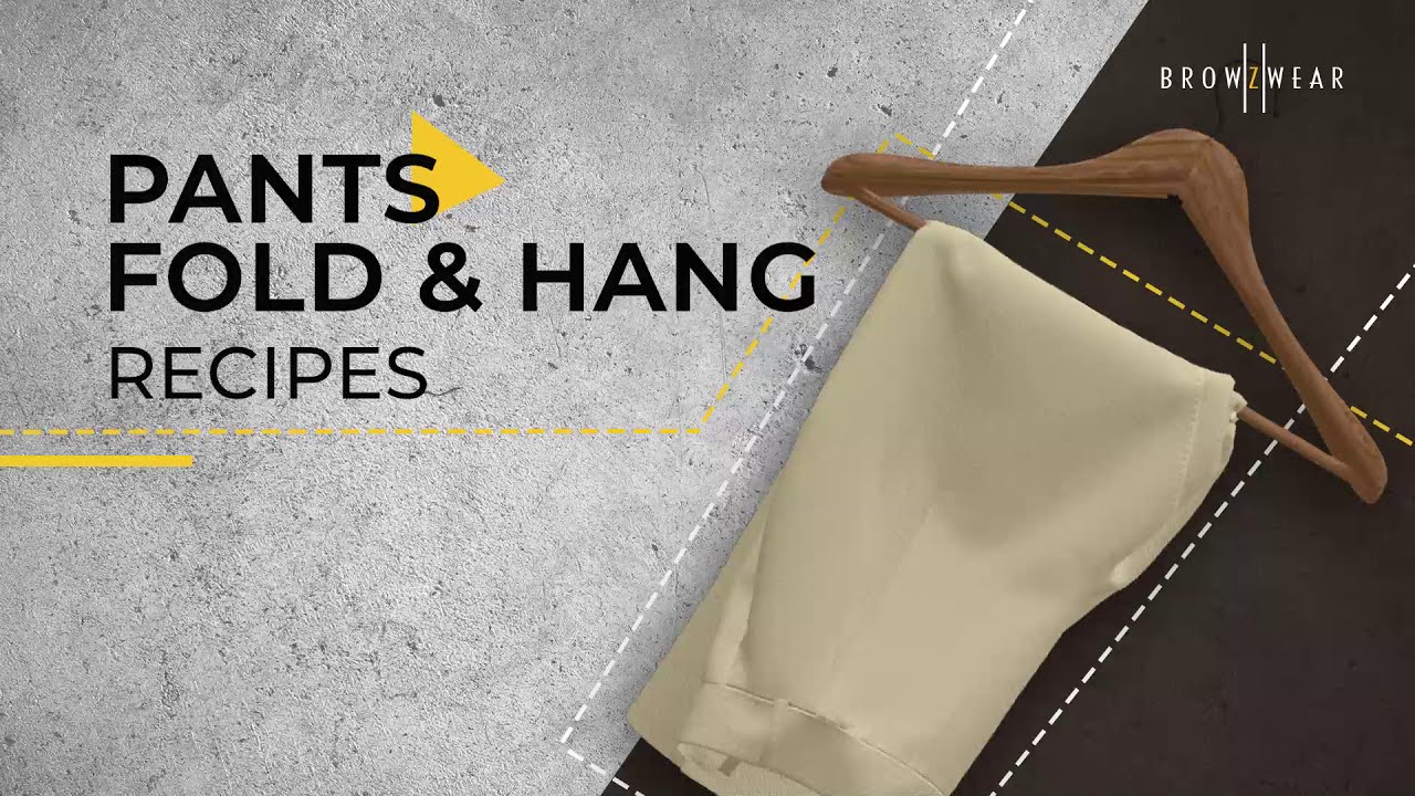 To Fold and Hang a Pair of Pants in VStitcher's New Workspace