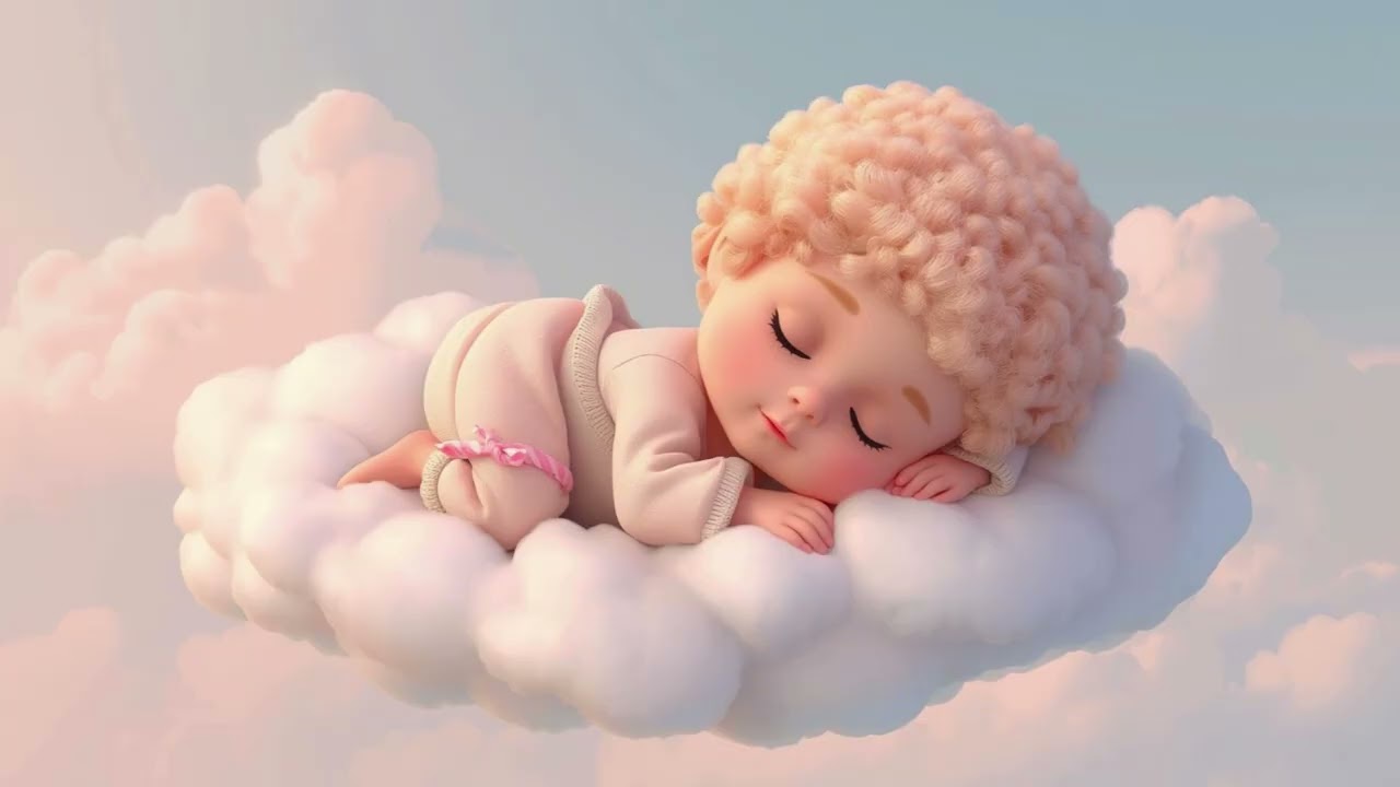 sleeping baby music for a restful night sleep. #lullabyforbabiestogotosleep #gentlesounds