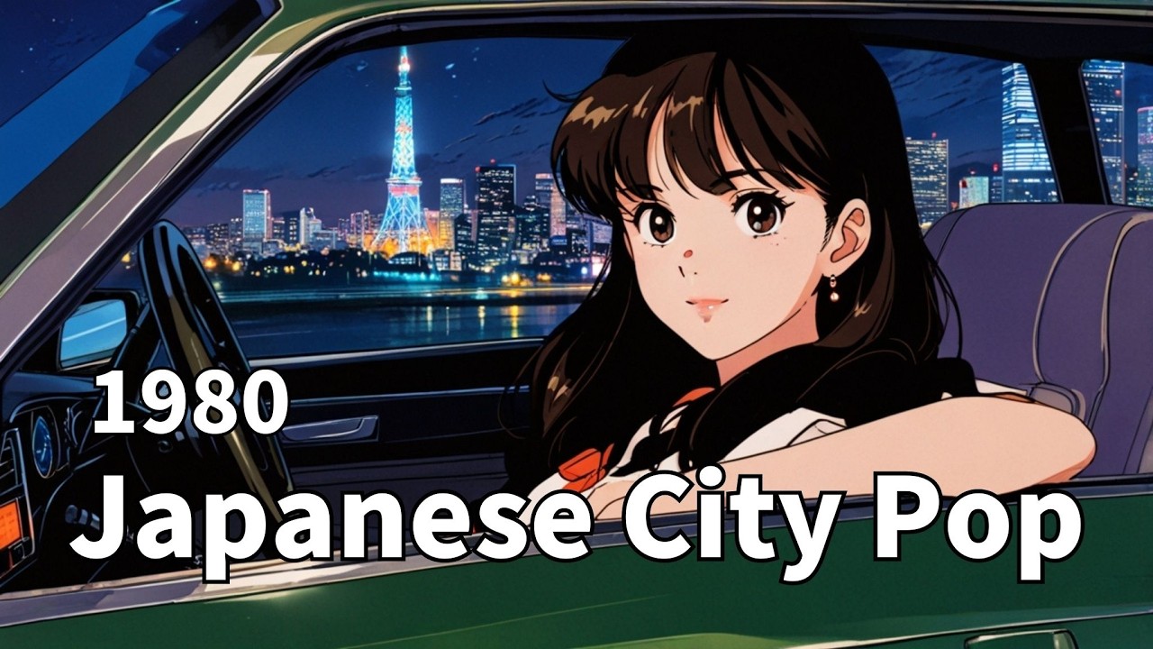 Japanese City Pop Urban Night Reflection