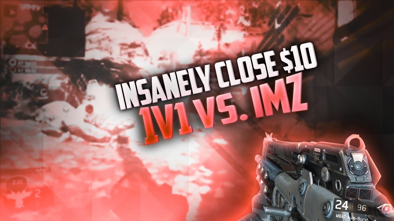 Insanely Close 1v1 $10 Hardpoint Match vs Imz! (Black Ops 3)