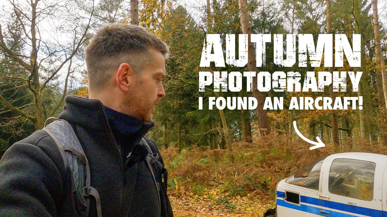 Capturing Autumn Photography & I find an Aircraft in the woods!