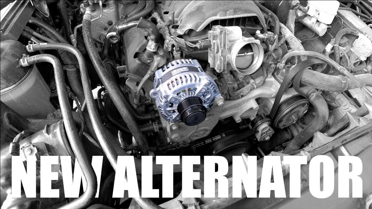 2014-2020 GMC Sierra alternator replacement. Silverado, Yukon, Tahoe, Suburban.