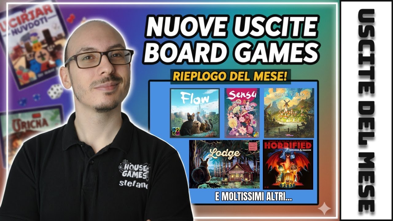 GIOCHI DA TAVOLO: Le Nuove Uscite Di Novembre 2025 - Una VALANGA di giochi!