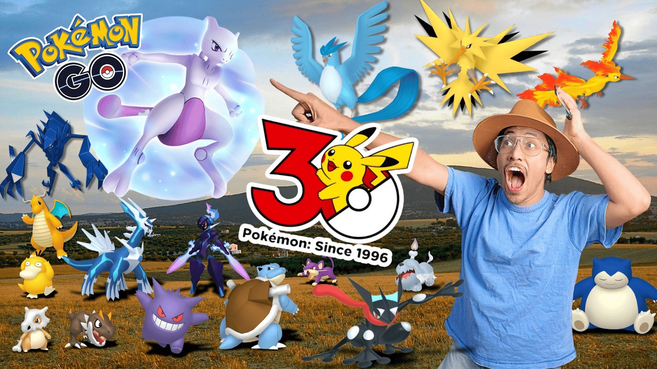 Capturando los 30 Pokémon MÁS ICÓNICOS de la Historia en POKÉMON GO