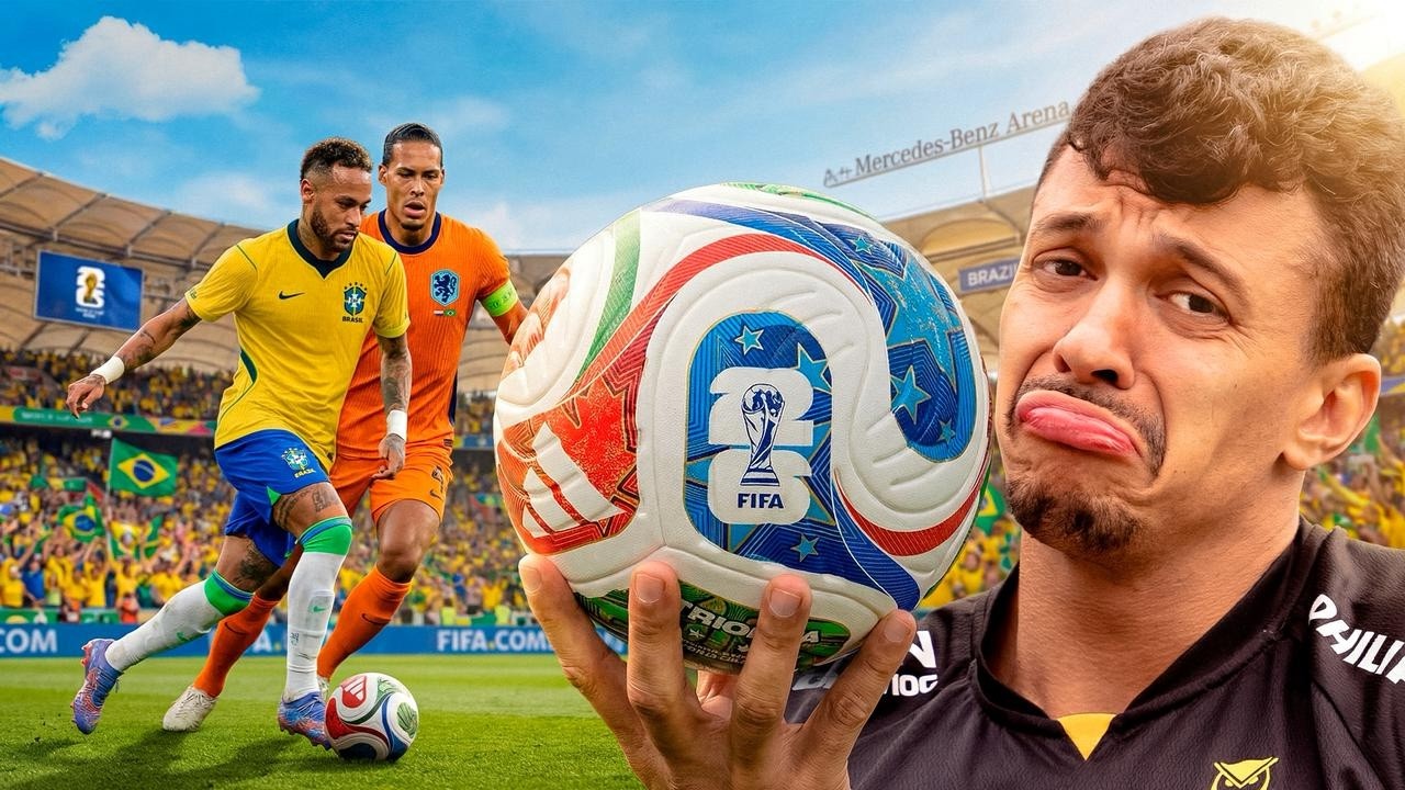 A BOLA DA COPA 2026 É TUDO ISSO MESMO? TESTAMOS A TRIONDA! ⚽🏆