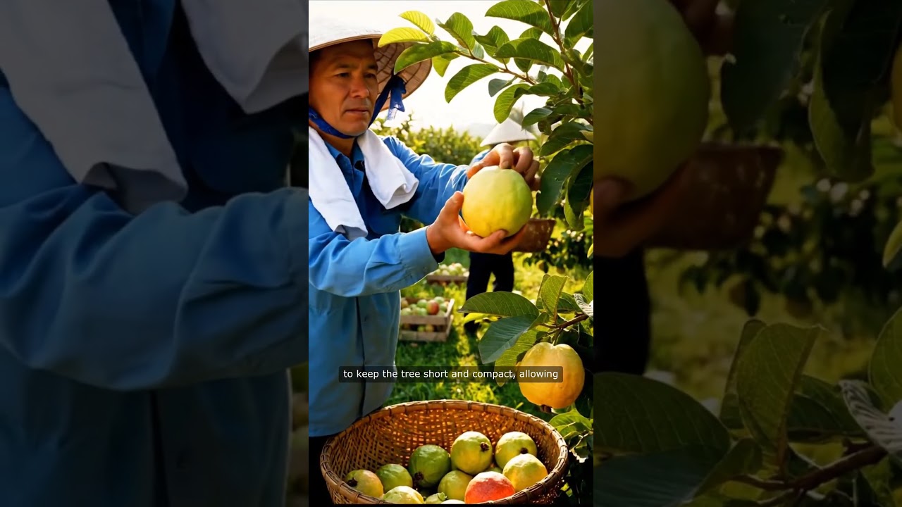 Всего за 8 месяцев карликовые гуавы щедро плодоносят | Круглогодичный урожай, стабильная прибыль