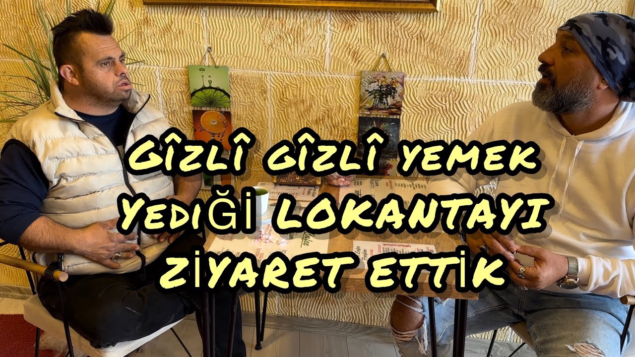 Vedo babanın gizlice yemek yediği cafeyi ziyaret ettik
