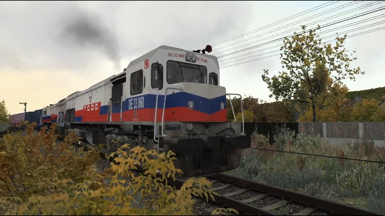 DE33060+DE33071 Yük Treni (TS2020)
