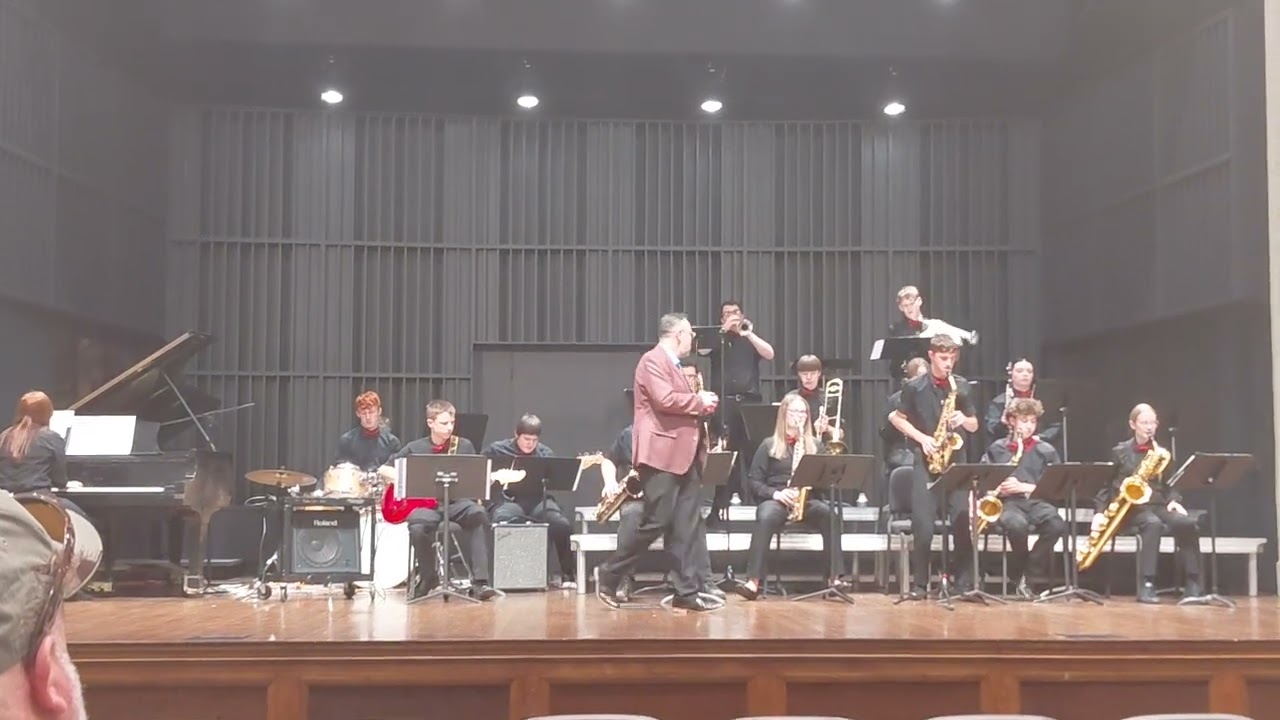 Clinton High School Studio Jazz plays 