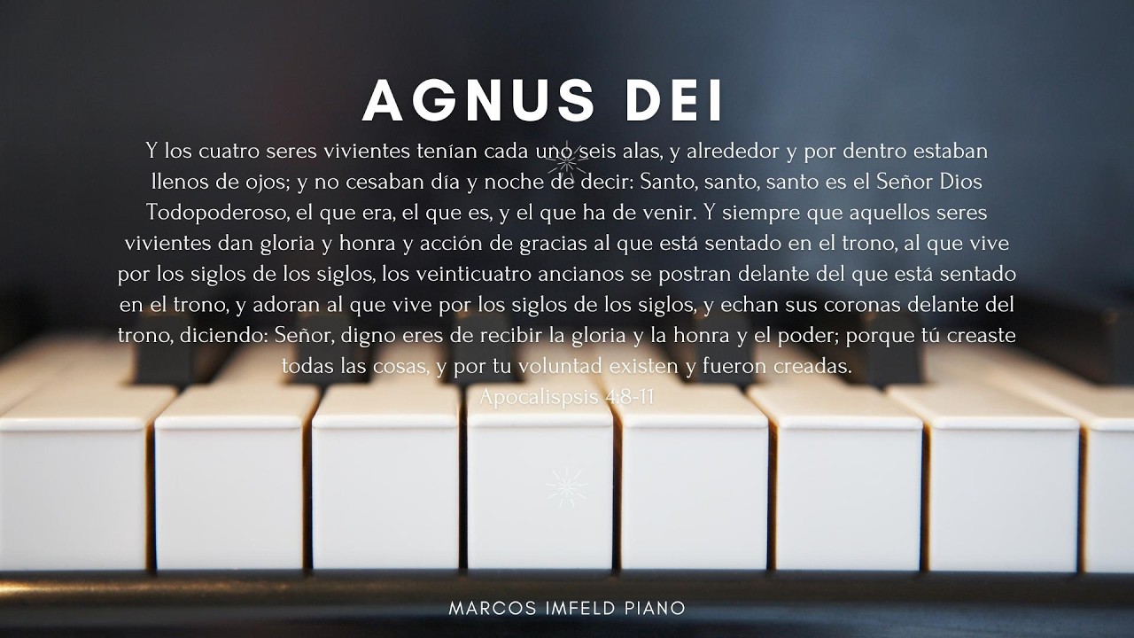 1 [HORA] PIANO INSTRUMENTAL PARA ORAR - AGNUS DEI - ALELUYA - SIN ANUNCIOS 2026 #orar  #worship