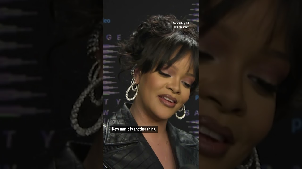 Rihanna explains her decision to perform at the Super Bowl. #Rihanna #SuperBowlLVII