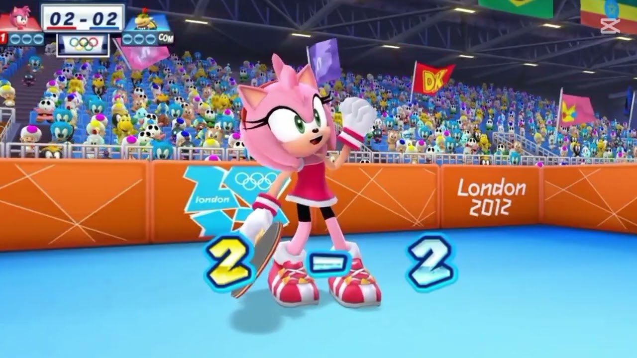 Mario and Sonic Olympics Tokyo 2025 Amy rose table tennis part 1