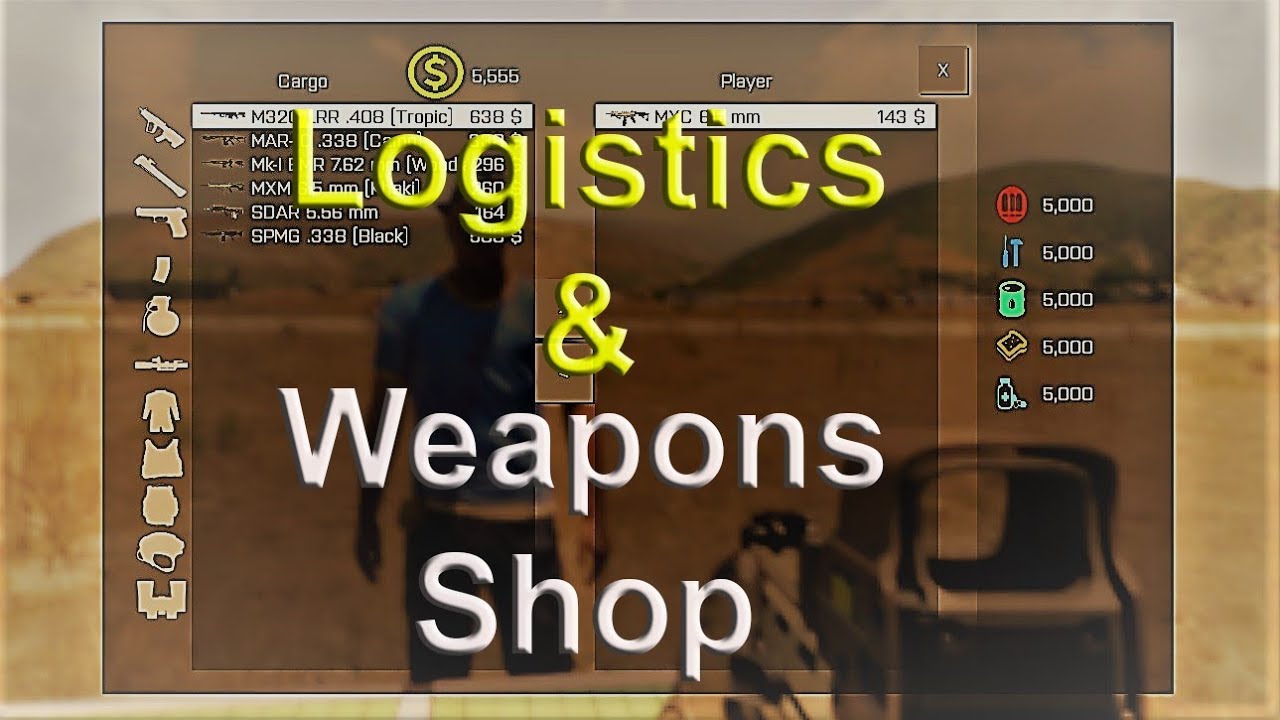 Weapon Shop and logistics made easy with MCC Sandbox ArmA 3