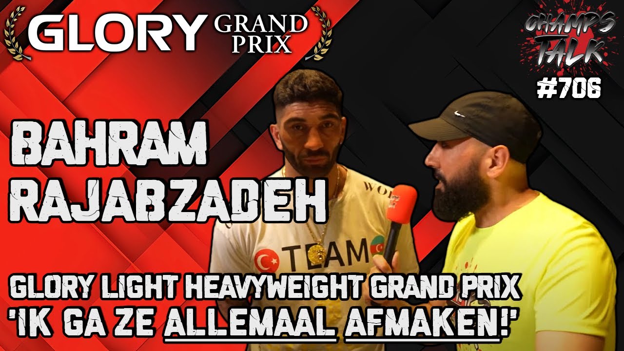 Bahram Rajabzadeh ‘Ik ga ze ALLEMAAL AFMAKEN!’ #Glory Light Heavyweight Grand Prix