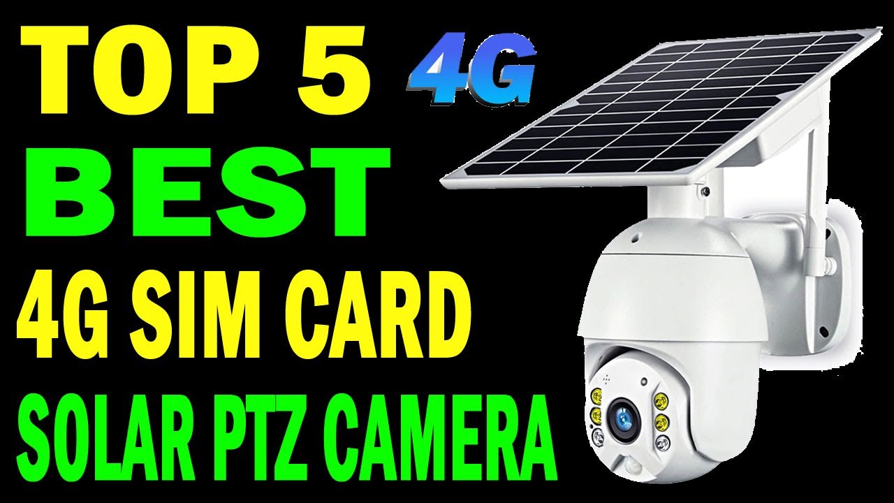 4G Sim Card Solar PTZ Camera