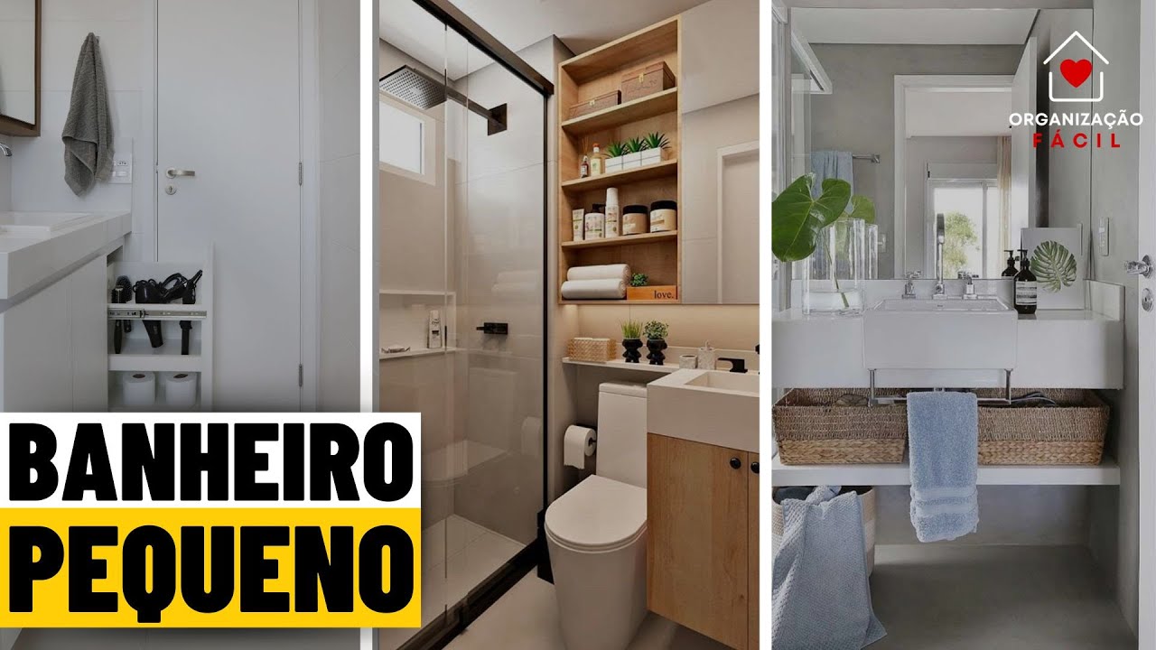 COMO ORGANIZAR E DECORAR BANHEIRO PEQUENO/Dicas de organização