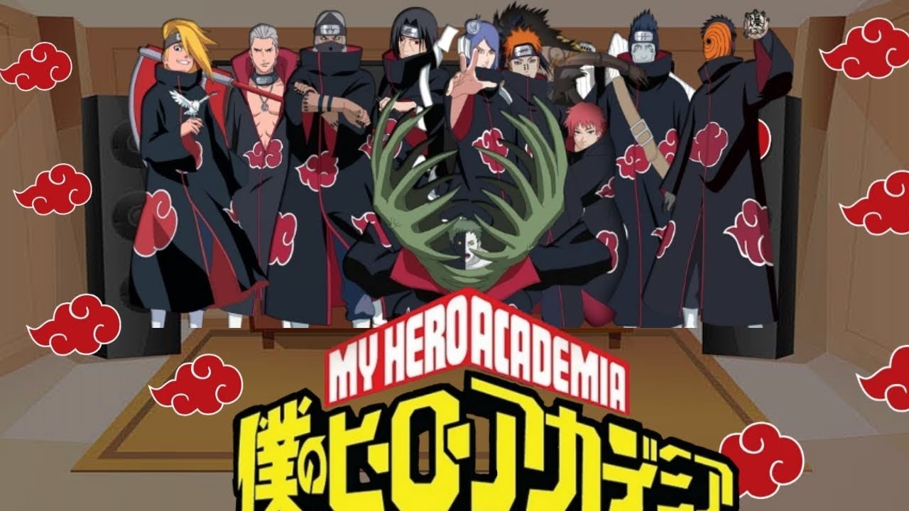 BNHA REACCIONA A AKATSUKI (edits,rap)