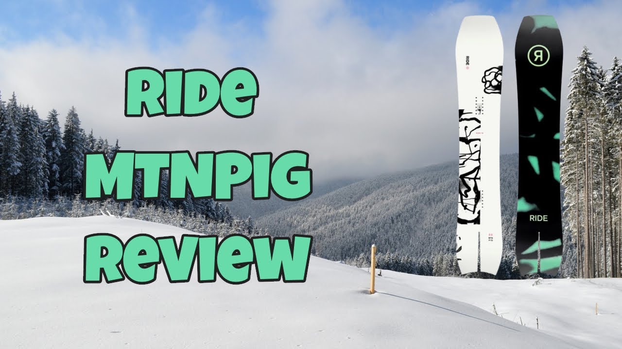 Обзор сноуборда Ride MTNPig 2024 года