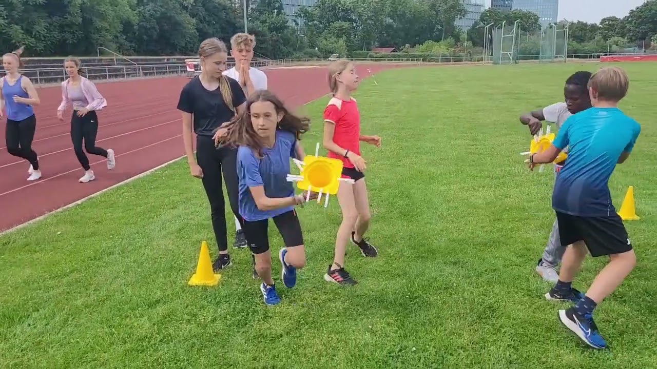Sprintspiele mit Wäscheklammern