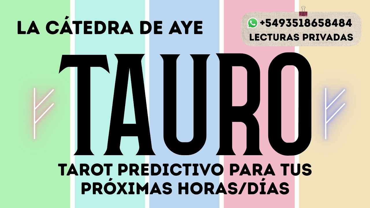 Tauro🌈Aparentemente todo va bien pero conflictos legales/laborales te llevan a tu propia libertad