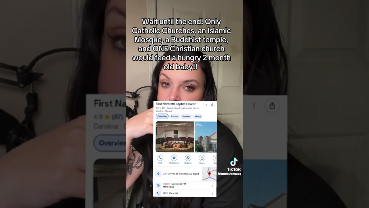 As A Experiment  A Woman Called Churches Asking For Baby Formula 