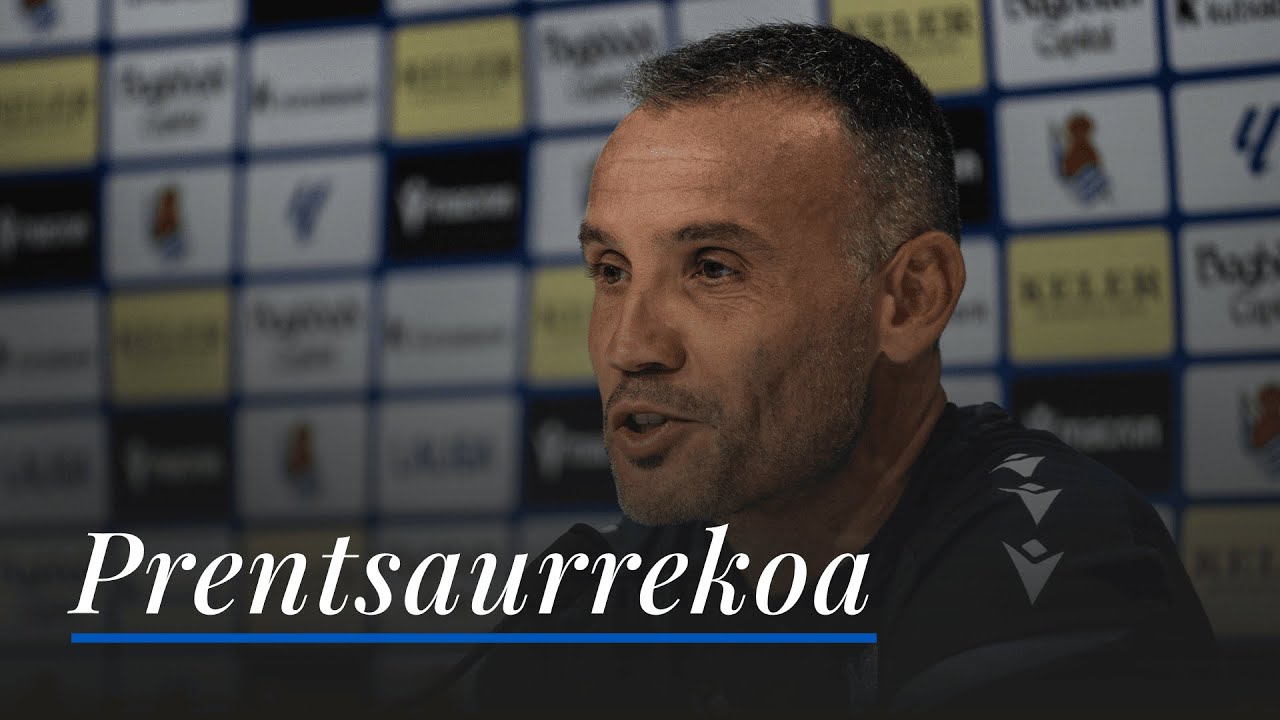 RUEDA DE PRENSA | Sergio Francisco | Real Sociedad - RCD Espanyol.