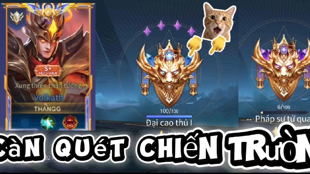 Trận Cuối Lên Chiến Tướng Cùng Tướng Lỗi Game | Thắng Game