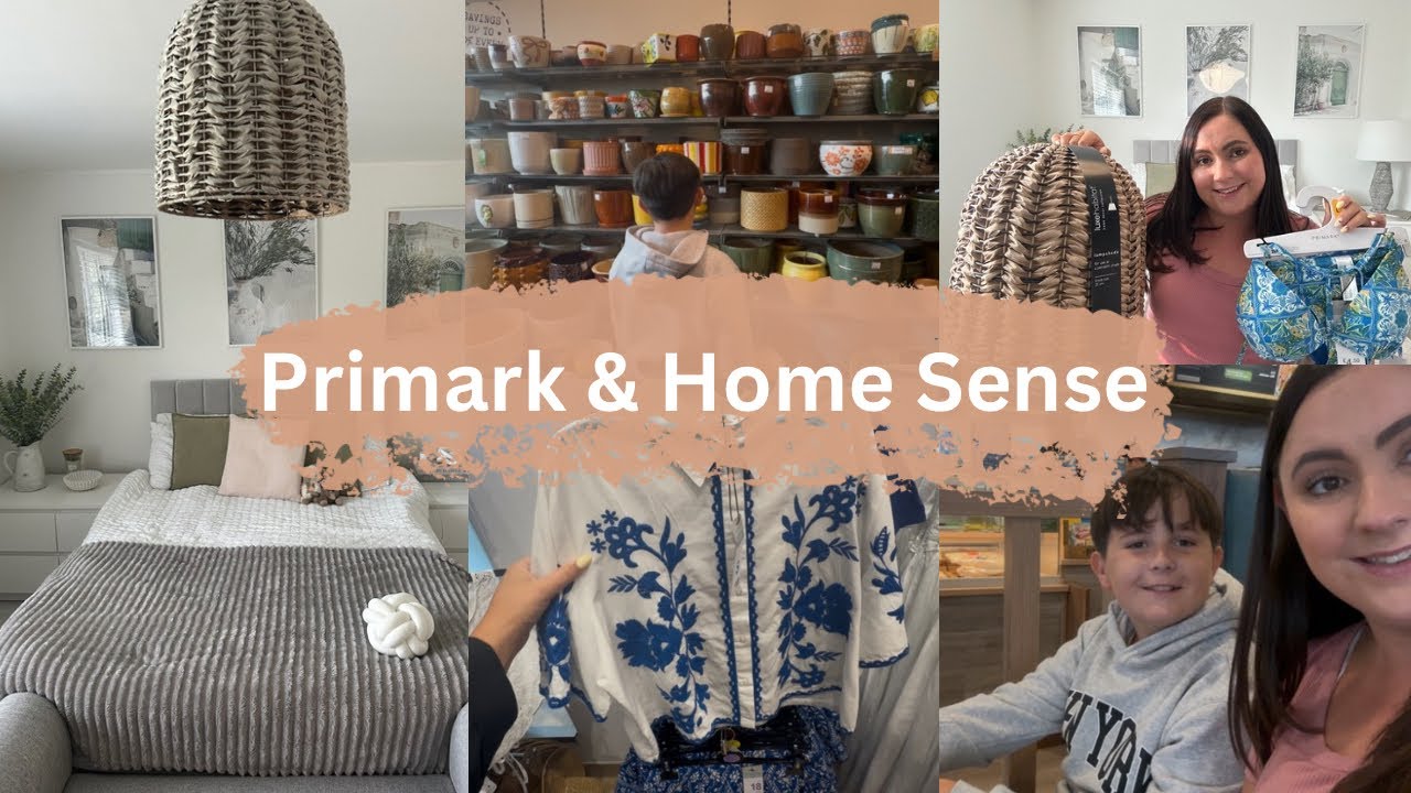Come Shop With Me at Primark & HomeSense! 🛍️ New Home Decor DIY+ Mini Haul 🤍