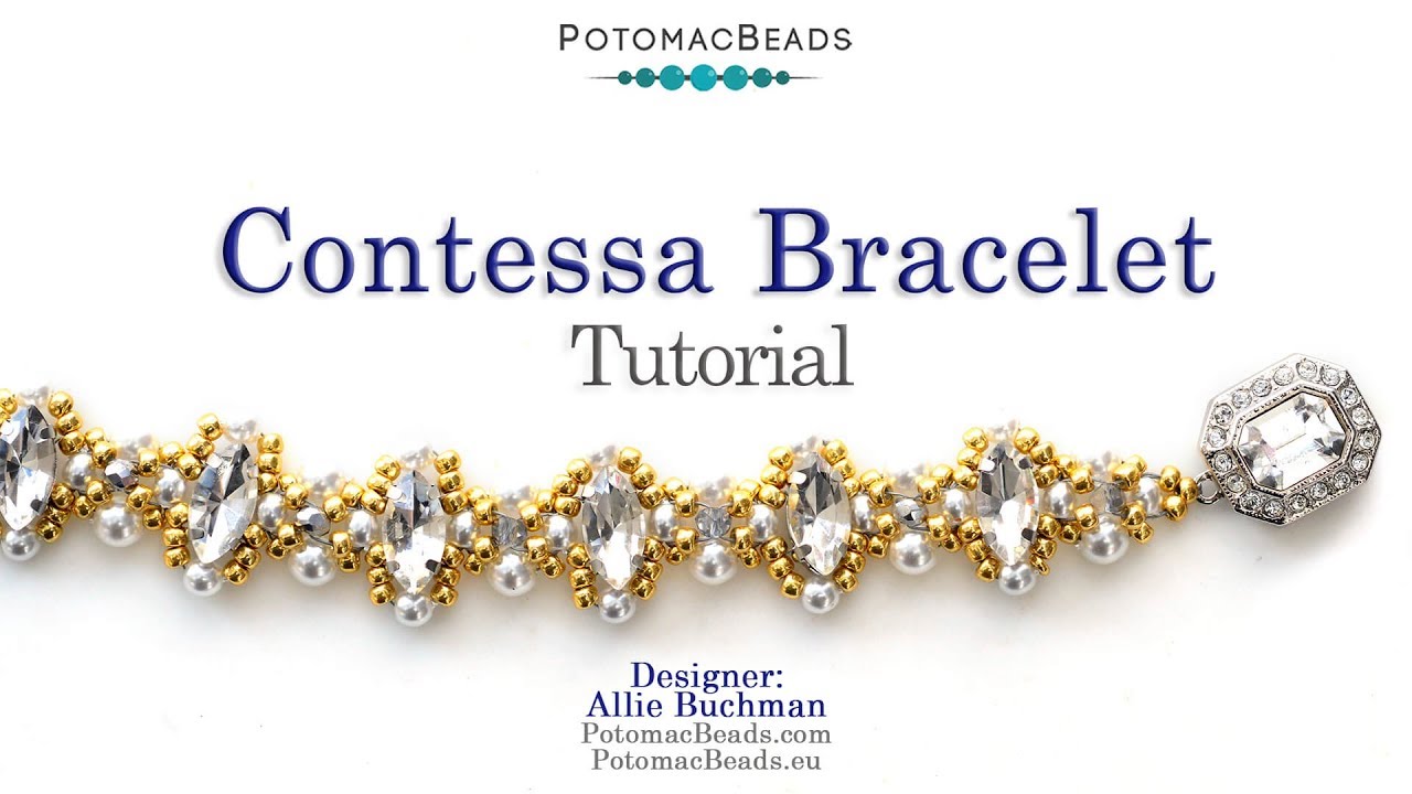Contessa Bracelet - DIY Jewelry Making Tutorial by PotomacBeads