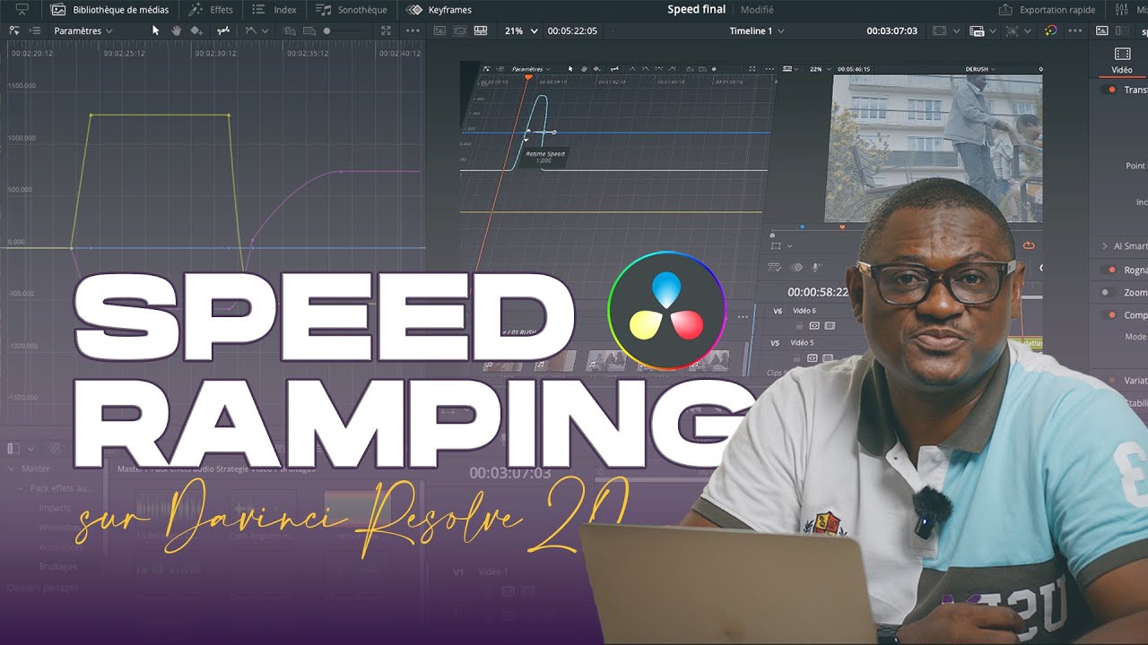 SPEED RAMPING ULTRA-FLUIDE sur DaVinci : LA COURBE QUI CHANGE TOUT (5min chrono)