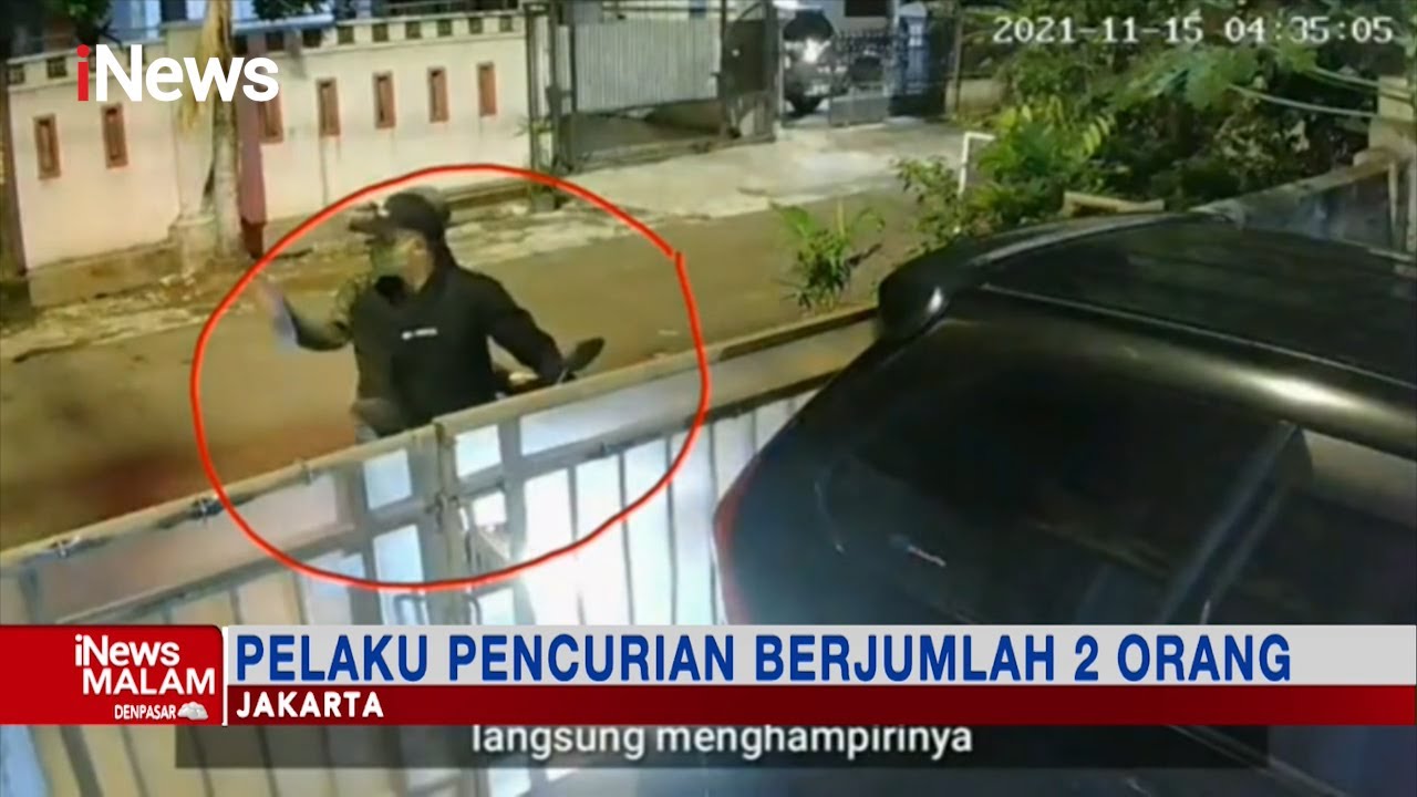 Detik-detik Pencurian di Rumah Chef Aiko, Kembangan, Jakarta Barat #iNewsMalam 17/11