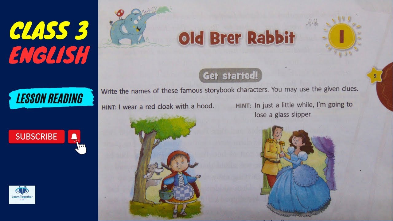 English || Class 3 || Chapter 1 || Old Brer Rabbit