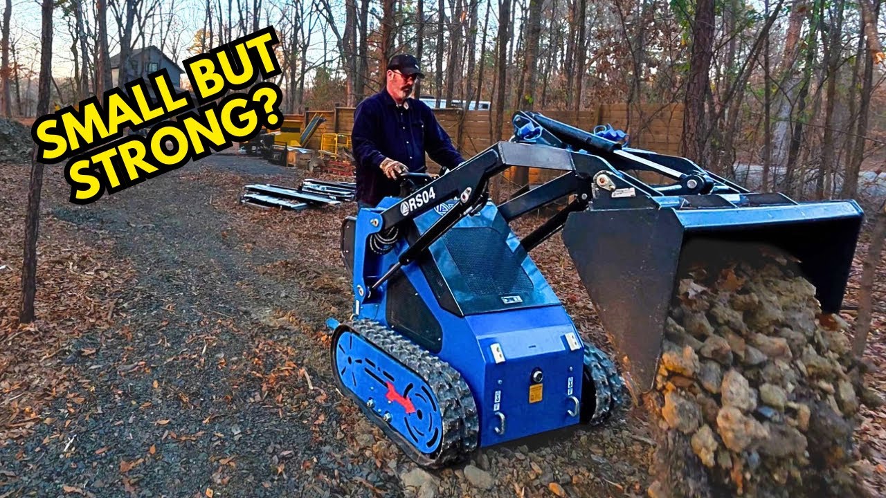 Can a Small Mini Skid Steer  Do Work? RS04 Diesel Pros & Cons